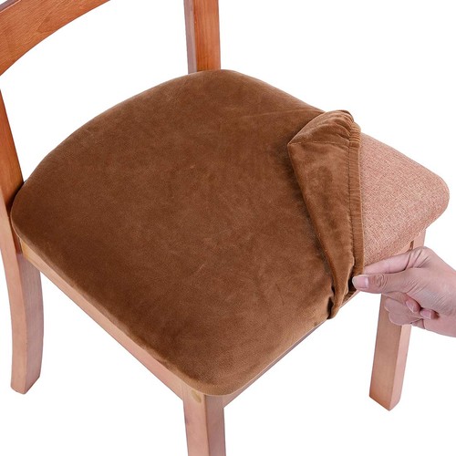 Velvet seat covers for dining - seat,