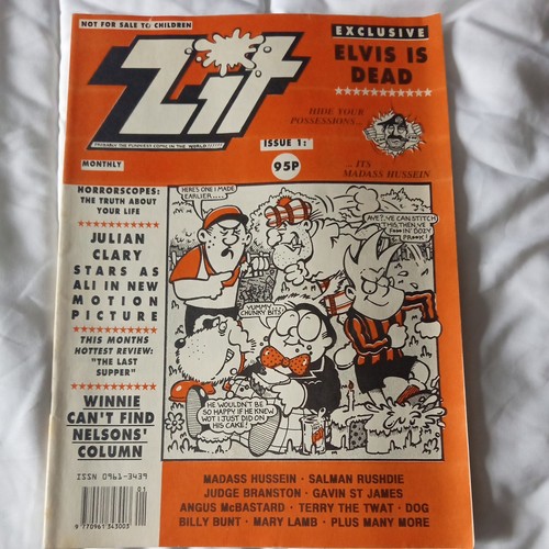 Zit comic issue date - zit, 1