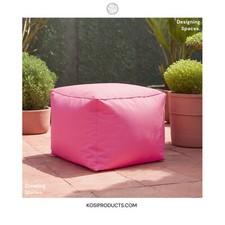 Bean bag foot stool Water