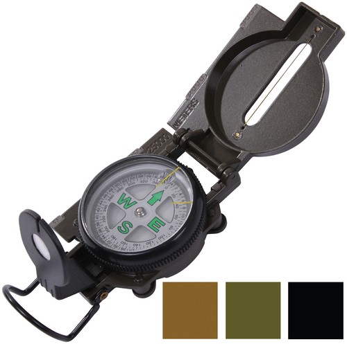 Lensatic marching compass - marching,