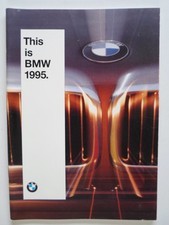 BMW RANGE orig 1995 UK Mkt Sales Brochure - 3 5 7 8 Series M3 M5 850CSi