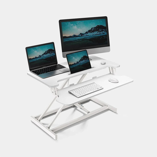 Gas assisted sit - sit, stand