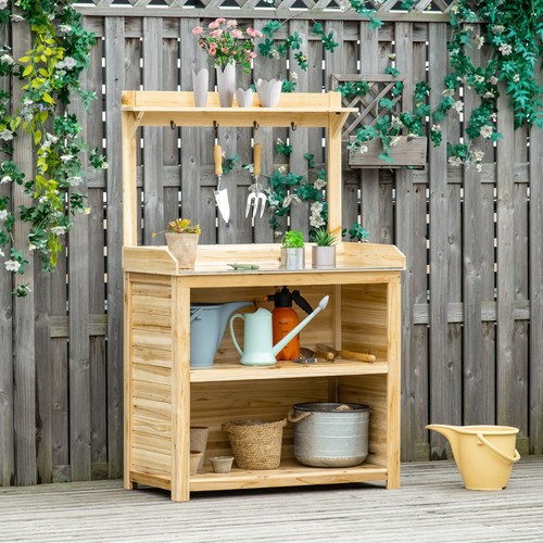 Garden potting bench - potting,