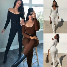 Womens Warm Stretch Jumpsuit