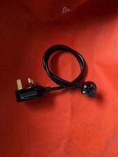 One BULGIN mini 3 pin plug,  cable & PLUG used
