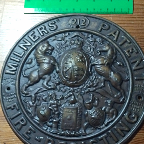 Milners patent pas 212 fire - milners,