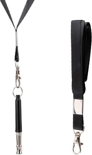 Black dog training whistle - black,