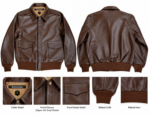 Mens vintage bomber - vintage, a2