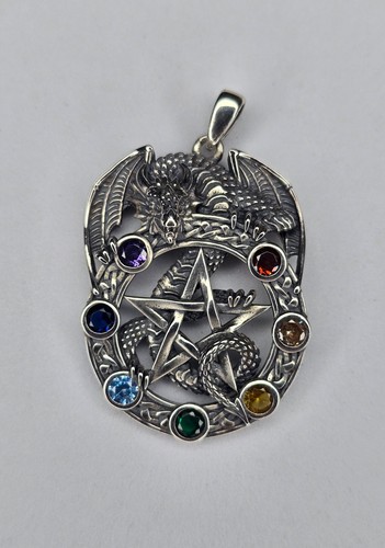 Dragon pentagram chakra - pentagram,
