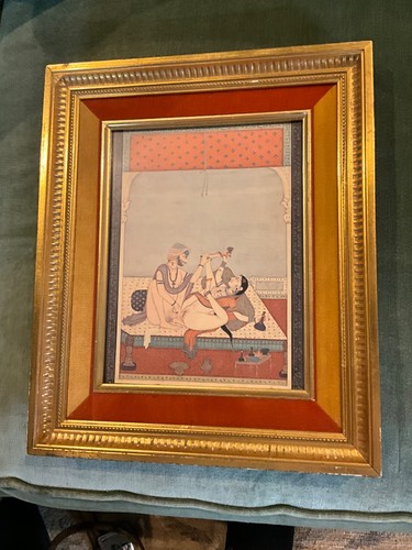 Mughal miniature painting of - mughal,