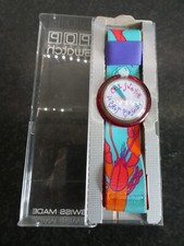 SWATCH WATCH 1993 POP VINTAGE CHEZ LE CHEF CORSEILLE LOBSTER