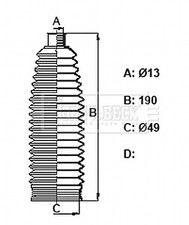 BORG & BECK Steering Rack