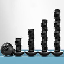 Black 304 Stainless Steel Torx Security Screws Button Bolts Antirust Anti-Theft