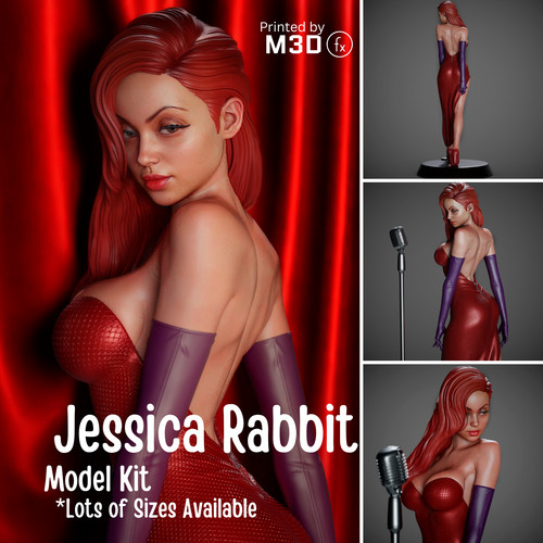 Jessica rabbit model - jessica, rabbit-3d