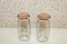 Lot of 2 Small 4 in. Clear