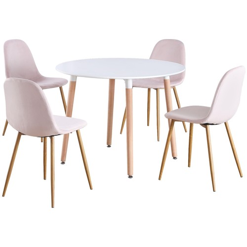Round seat white dinner - seat,