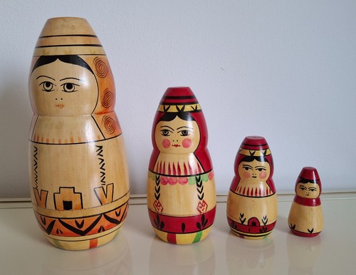 Vintage russian nesting dolls - russian,