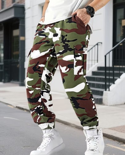Mens camo elasticated - camo,