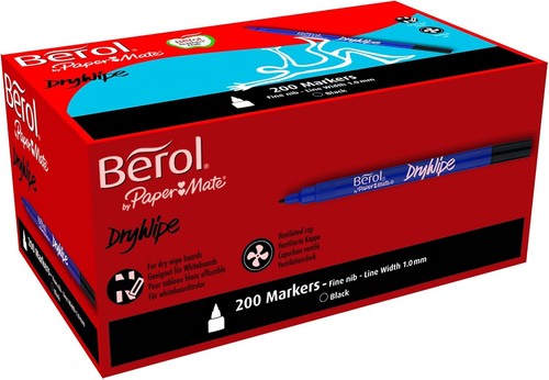 Berol drywipe black - drywipe,