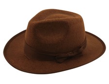 Brown Explorer Hat Felt Fedora