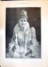 Old 1893 Beautiful Lady Play