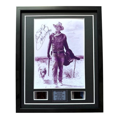 John wayne signed preprint - john,