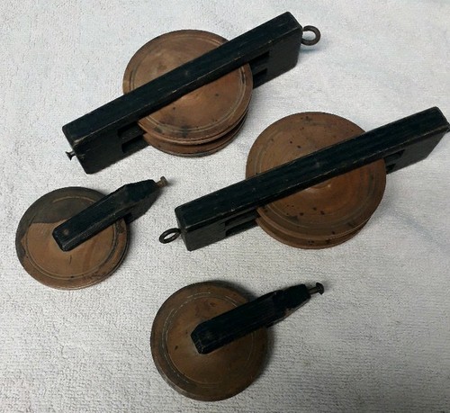 Vintage hand made wooden - hand,