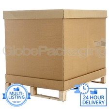 CARDBOARD PALLET BOXES EUROPA & CONTAINER VERSIONS - WITH & WITHOUT PALLETS