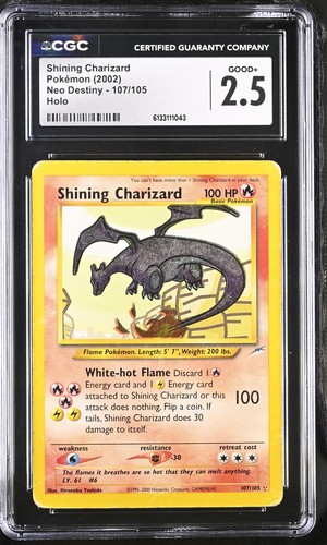 Cgc shining charizard - 2.5,