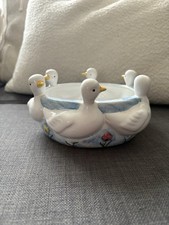 Ceramic duck bowl with circle