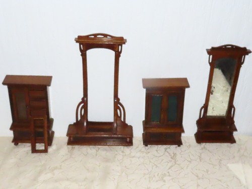 Antique dollhouse furniture - antique,