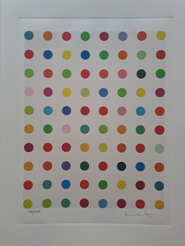 Damien hirst signed - hirst,