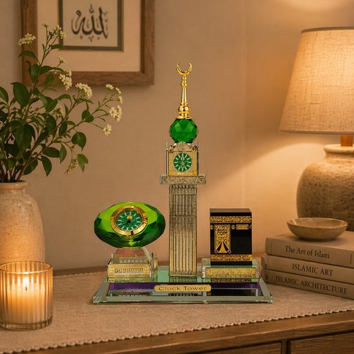 Islamic crystal glass kaaba - islamic,