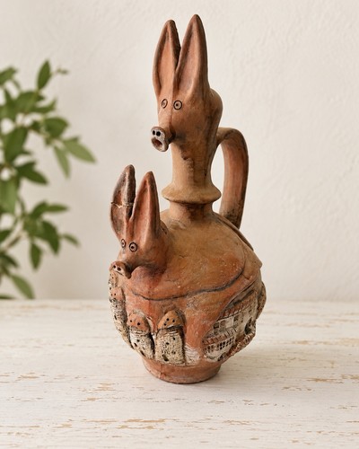 Large unusual studio pottery - large,
