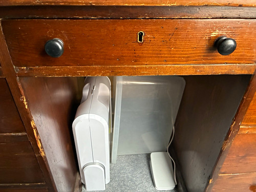 Old pine desk