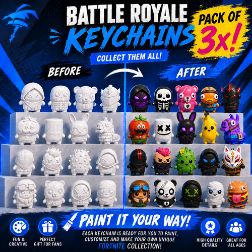 Pack fortnite paintable - of,