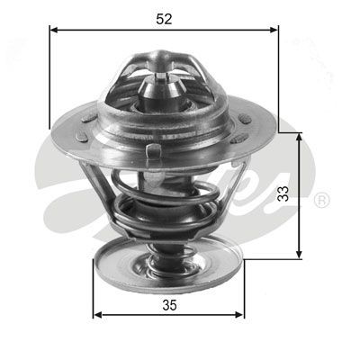 Gates thermostat for - for, ford
