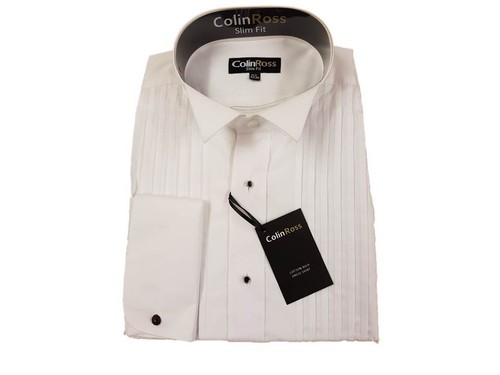 Slimmer fit white pleats - fit, &