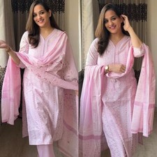 INDIAN WEDDING WEAR PINK KURTA