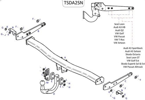 Towtrust swan neck - towtrust, automotive