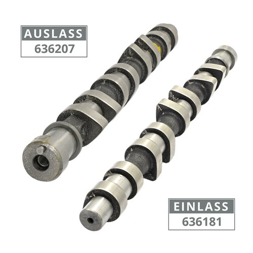 Camshaft inlet outlet - +, for