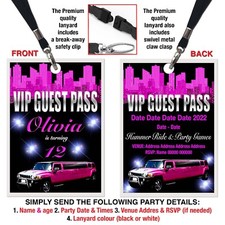 HUMMER RIDE THEME LANYARD VIP