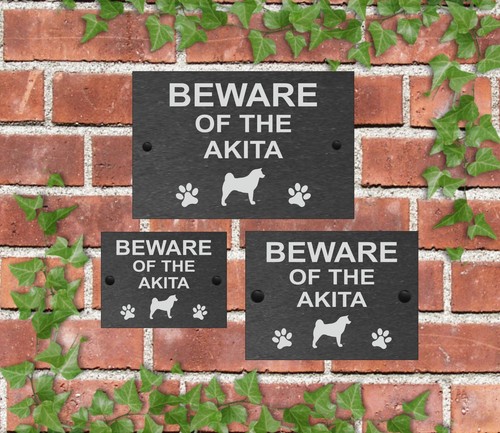 Beware the dog slate - beware,