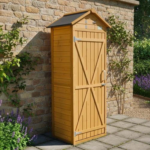 Garden tool storage shed - , by