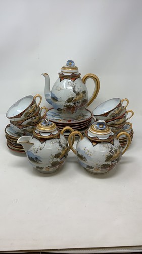 Japanese porcelain tea set - porcelain,