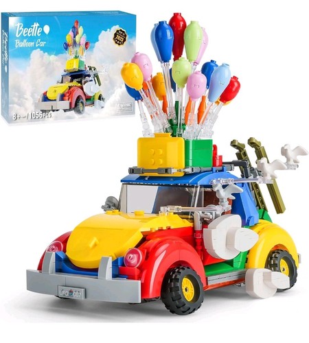 Beettle car blocks building - beettle,