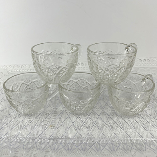 Vintage punch cut glass mckee - vintage,