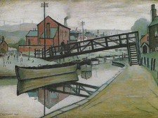 L.S. Lowry’s Barges on a