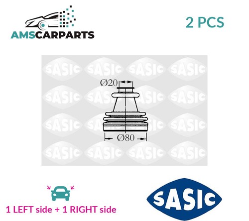 Joint boot kit pair - kit, wheel