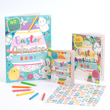 Easter Colouring Sticker Book